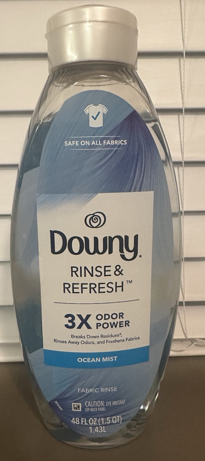 Downy Rinse & Refresh Laundry Odor Remover and Fabric Softener, Ocean Mist, 48 f