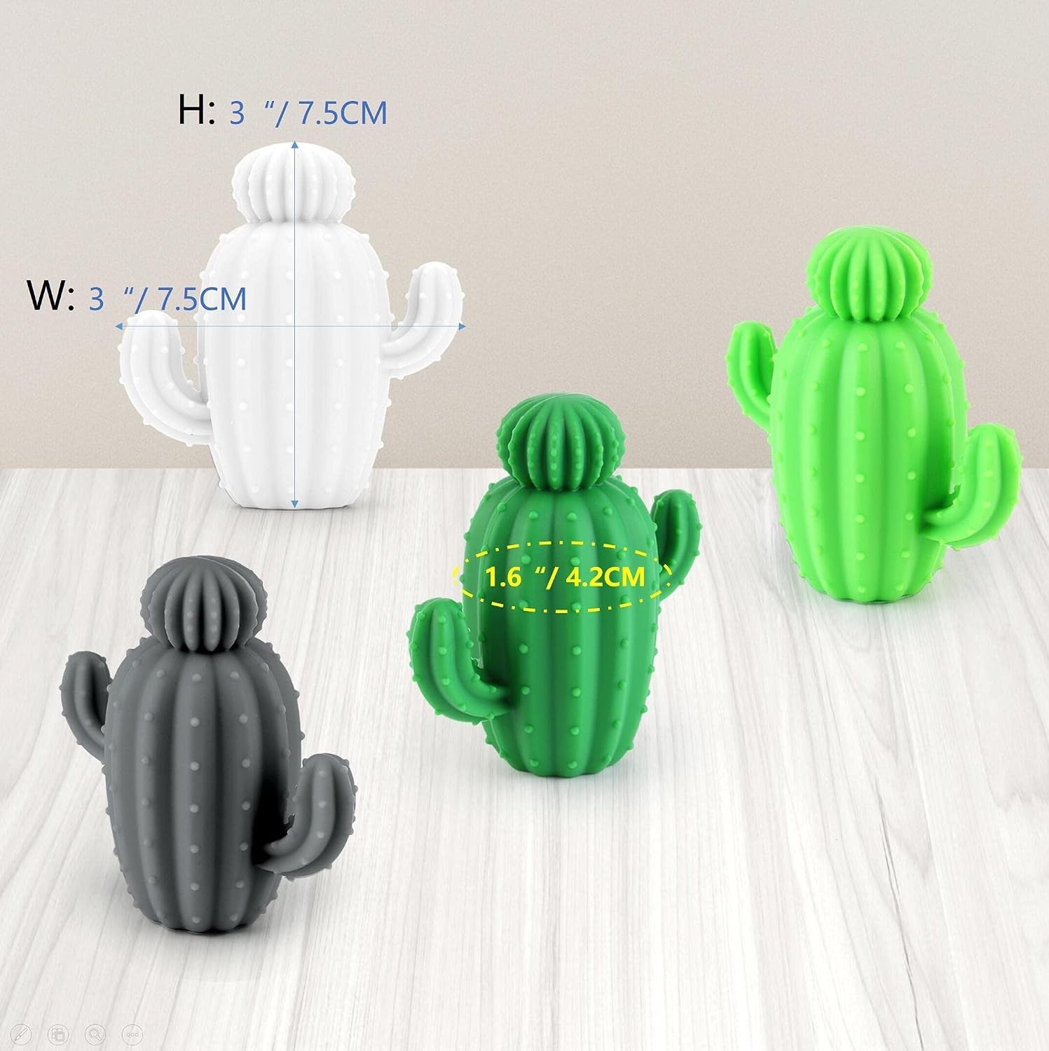 Reusable Silicone Dryer Balls Natural Laundry Fabric Softener Reduces Wrinkles