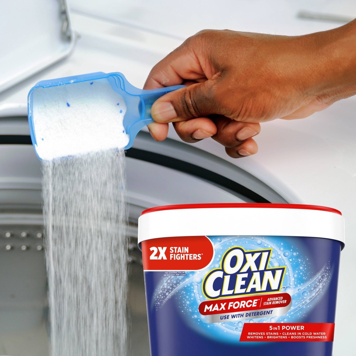 Max Force Advanced Stain Remover Powder – 3lbs: Phosphate-Free, Unscented