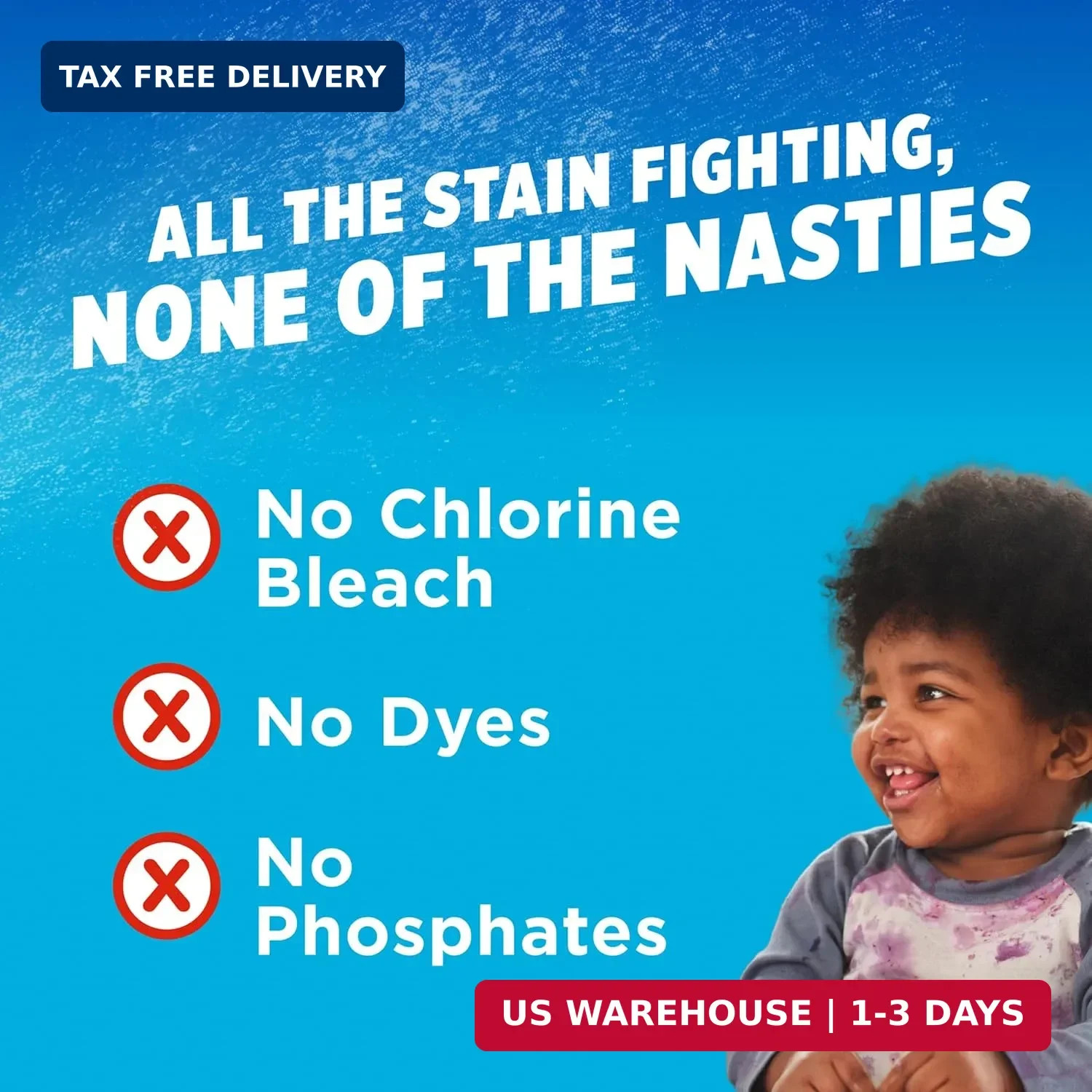 Max Force Laundry Stain Remover Spray, Newborn & Baby Essentials, Stain