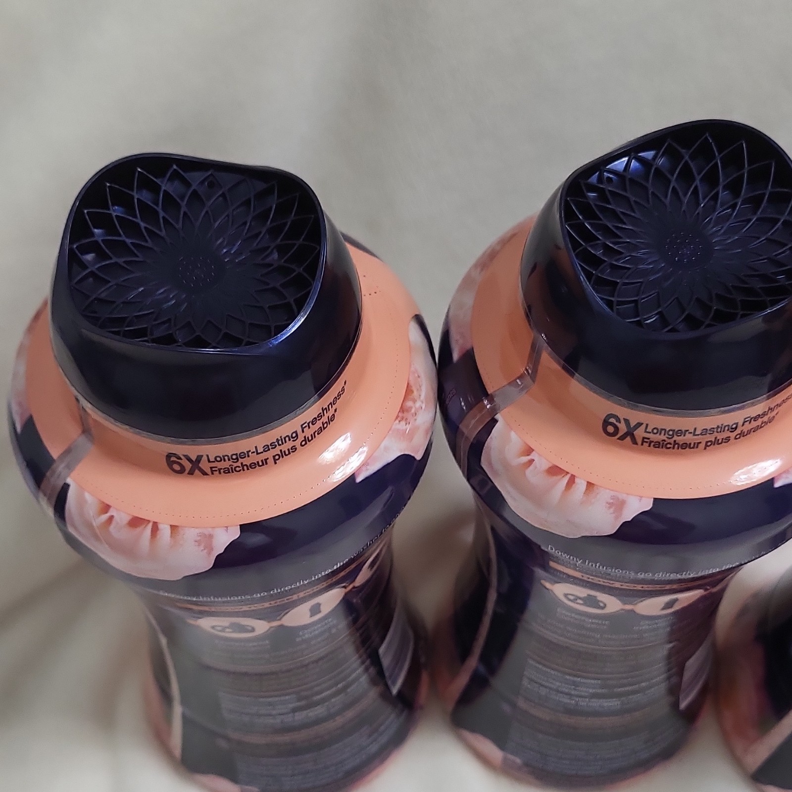 4 Downy Infusions Bliss In-Wash Scent Booster Beads Amber & Rose 24.0 oz
