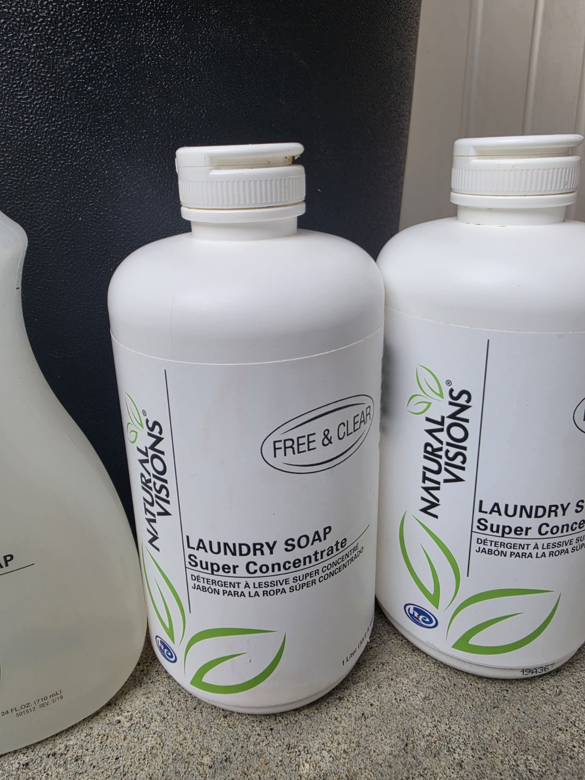 LOT of (3) Natural Visions Laundry Super Concentrate Liquid Soap 33.8 oz