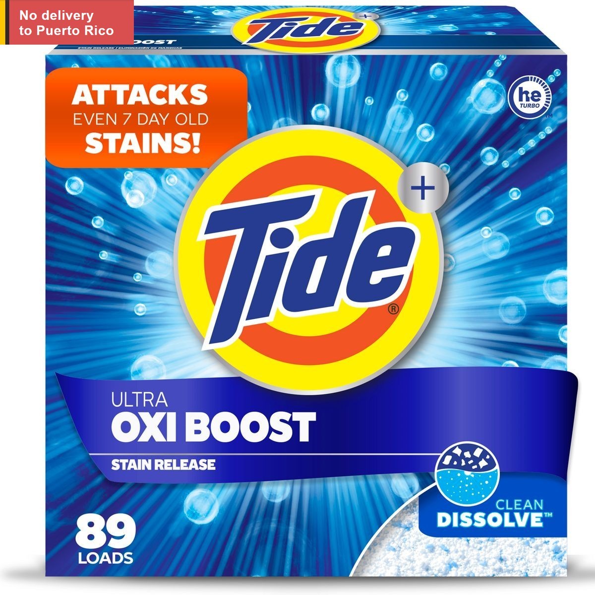 Oxi Powder Laundry Detergent – 73 Loads: Odor Control, Cold Water Detergent