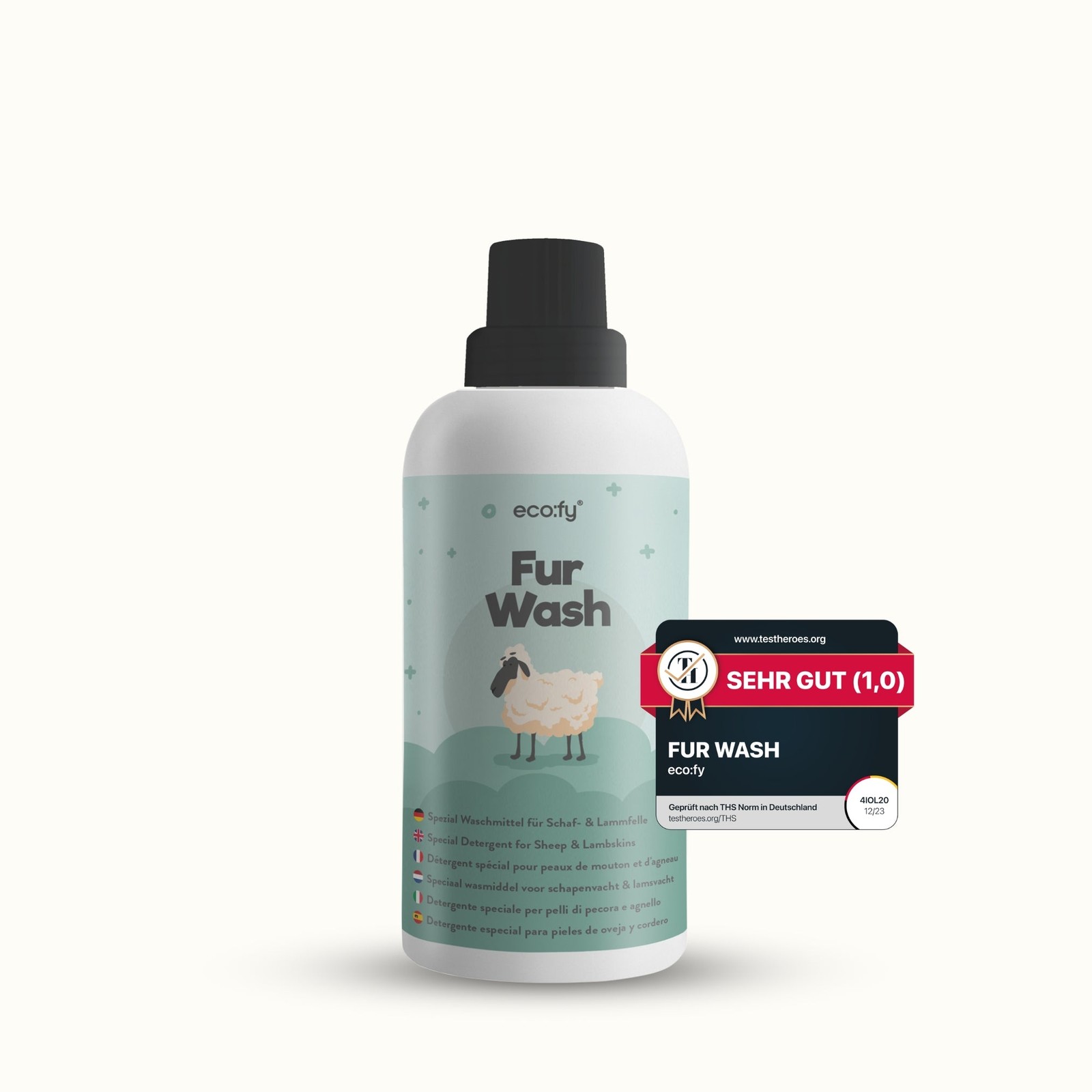 eco:fy fur detergent with lanolin for washable lambskins, sheepskins, wool