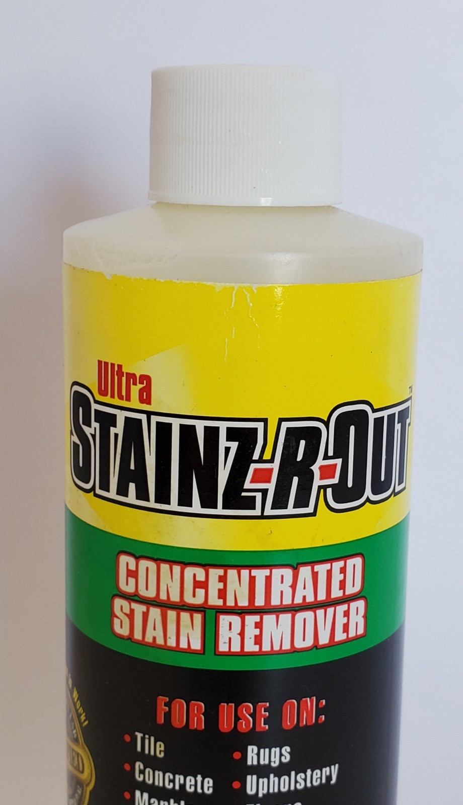 Ultra Stainz R Out Concentrated Stain Remover 8 oz Banana Oil Unopened Bottle