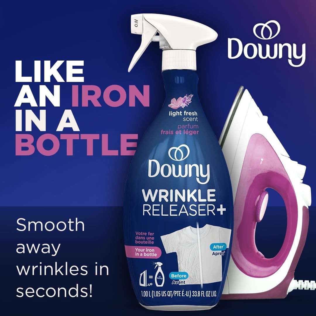 Downy Wrinkle Releaser & Refresher Fabric Spray Light Fresh Travel 3oz