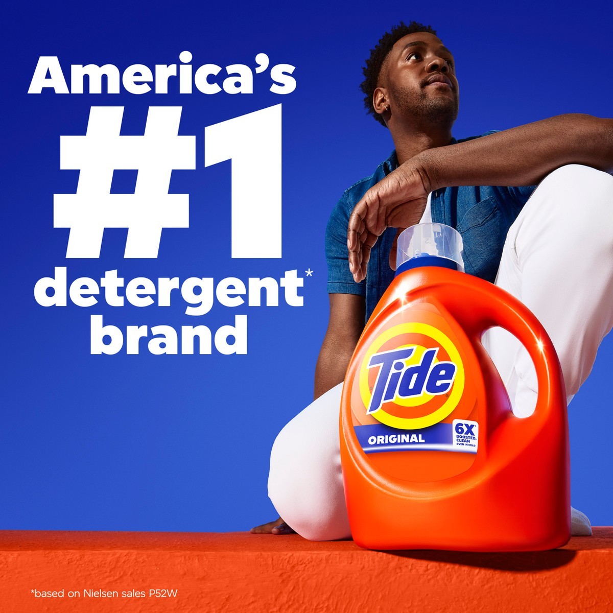 Tide Original HE Deep Cleaning Concentrated Detergent Soap 64 Loads – 80 fl oz