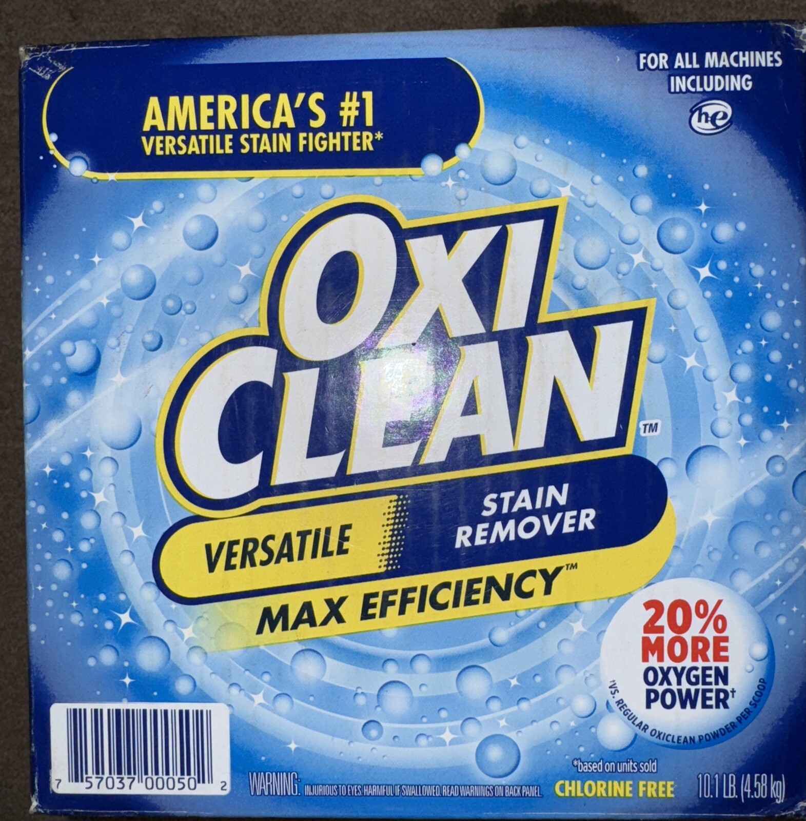 OxiClean Max Efficiency Stain Remover Laundry Detergent