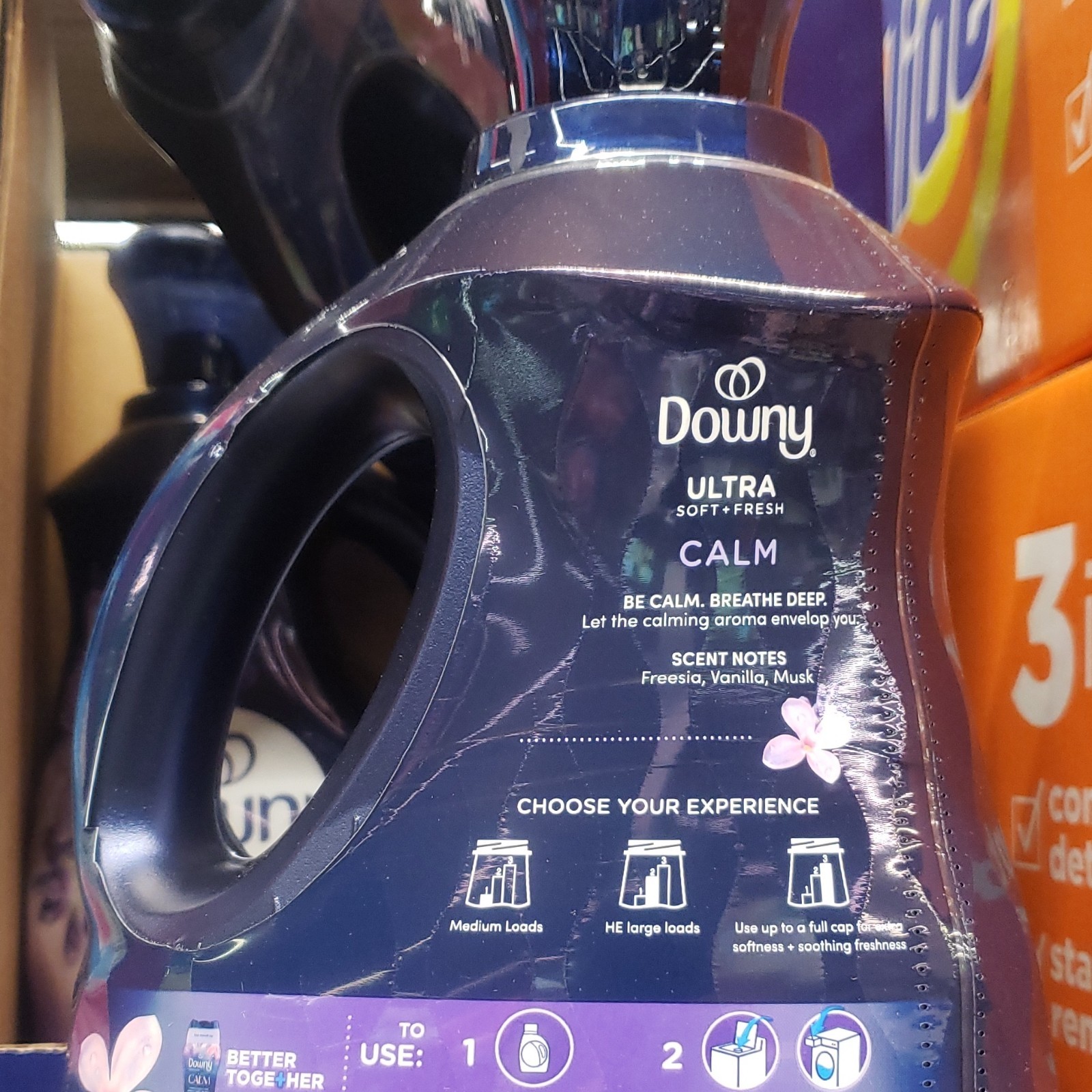 Downy Ultra Soft + Fresh Calm Fabric Softener Freesia Vanilla Musk 96 Loads