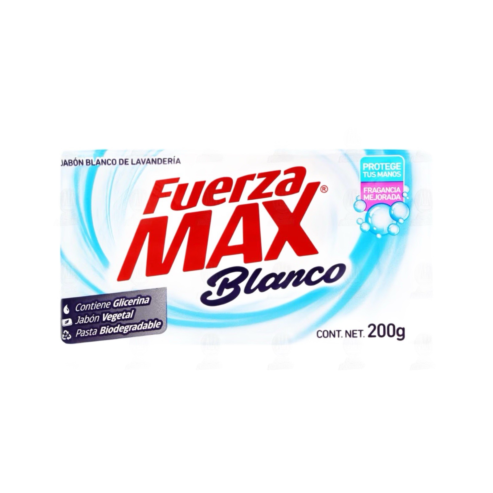 5X FUERZA MAX BLANCO 🇲🇽 Bar Laundry Soap, 200g, 3 Pack
