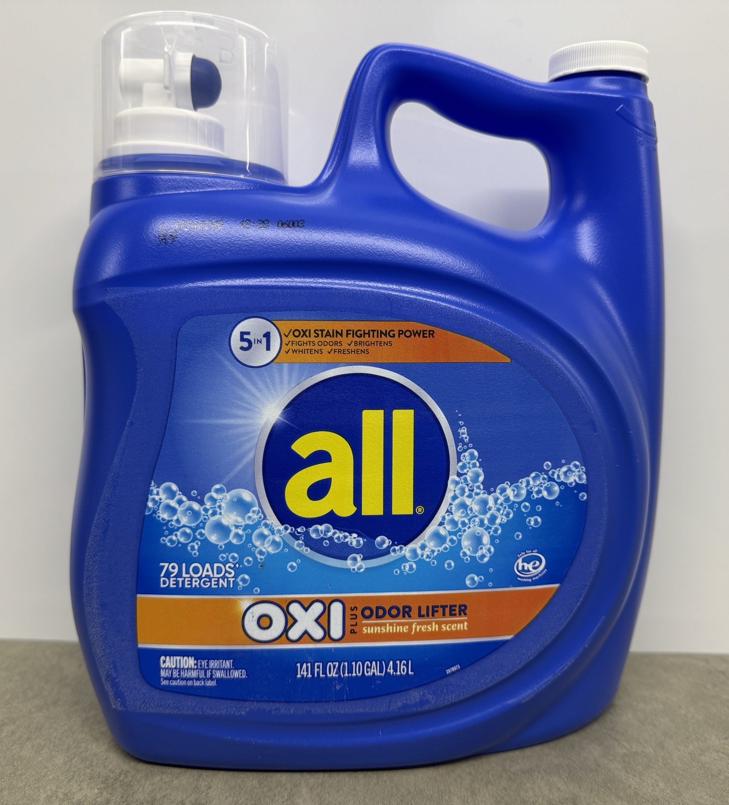 All OXI Liquid Laundry Detergent Sunshine Fresh 141oz 79 Loads HE Discontinued