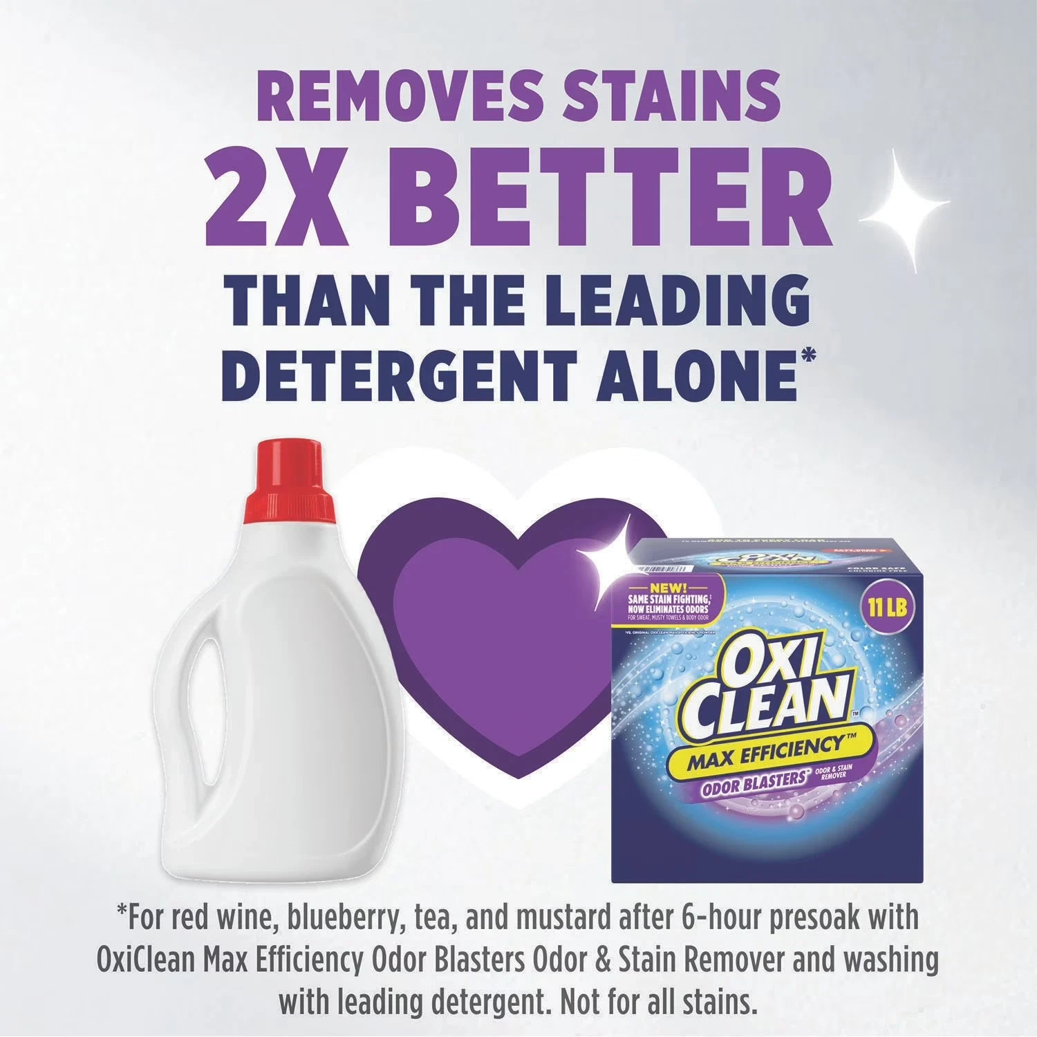 OxiClean Max Efficiency Odor Blasters Laundry Stain Remover Powder, 11 lb.