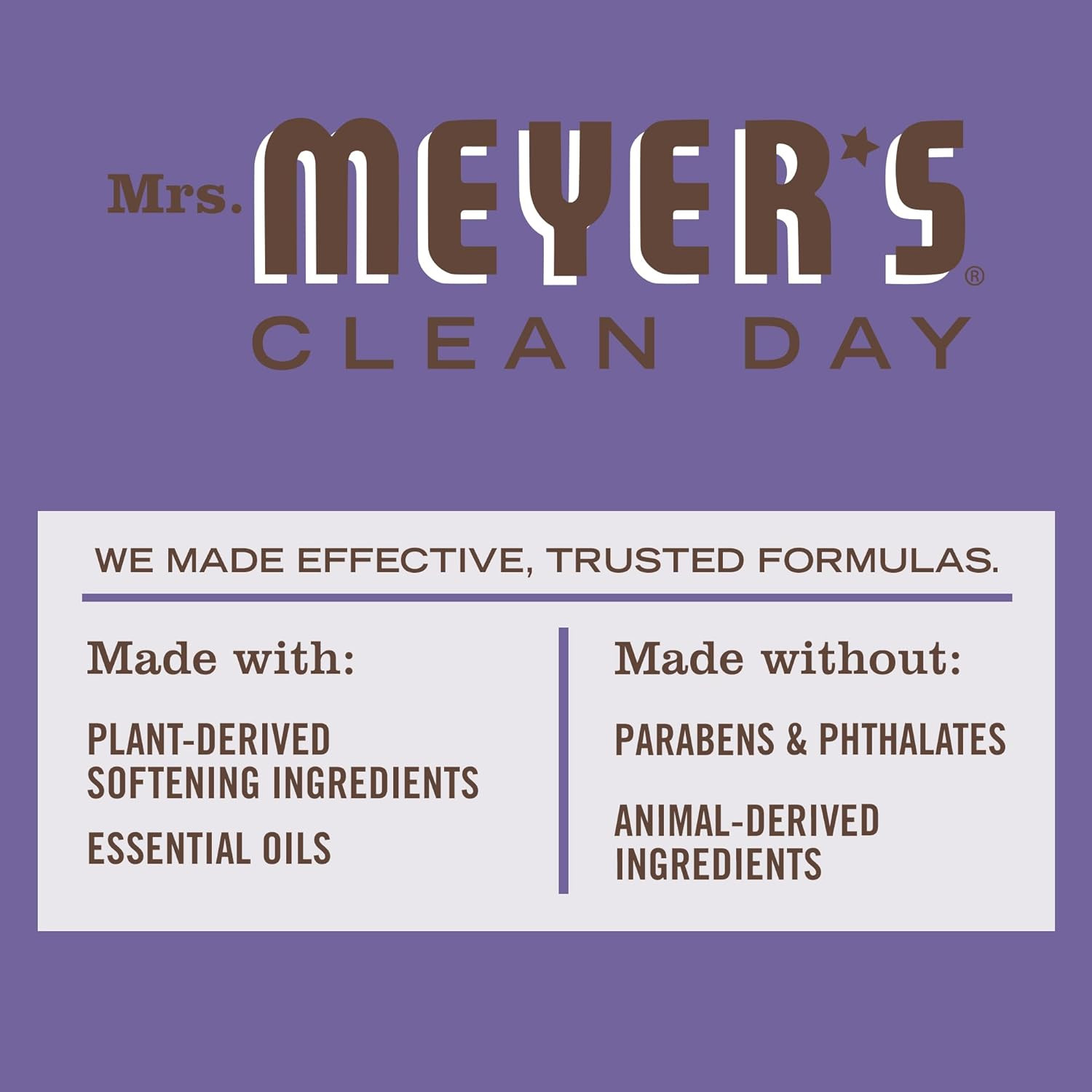 Mrs. Meyer’s Clean Day Dryer Sheets, Fabric Softener, Compassion Flower 80 Count