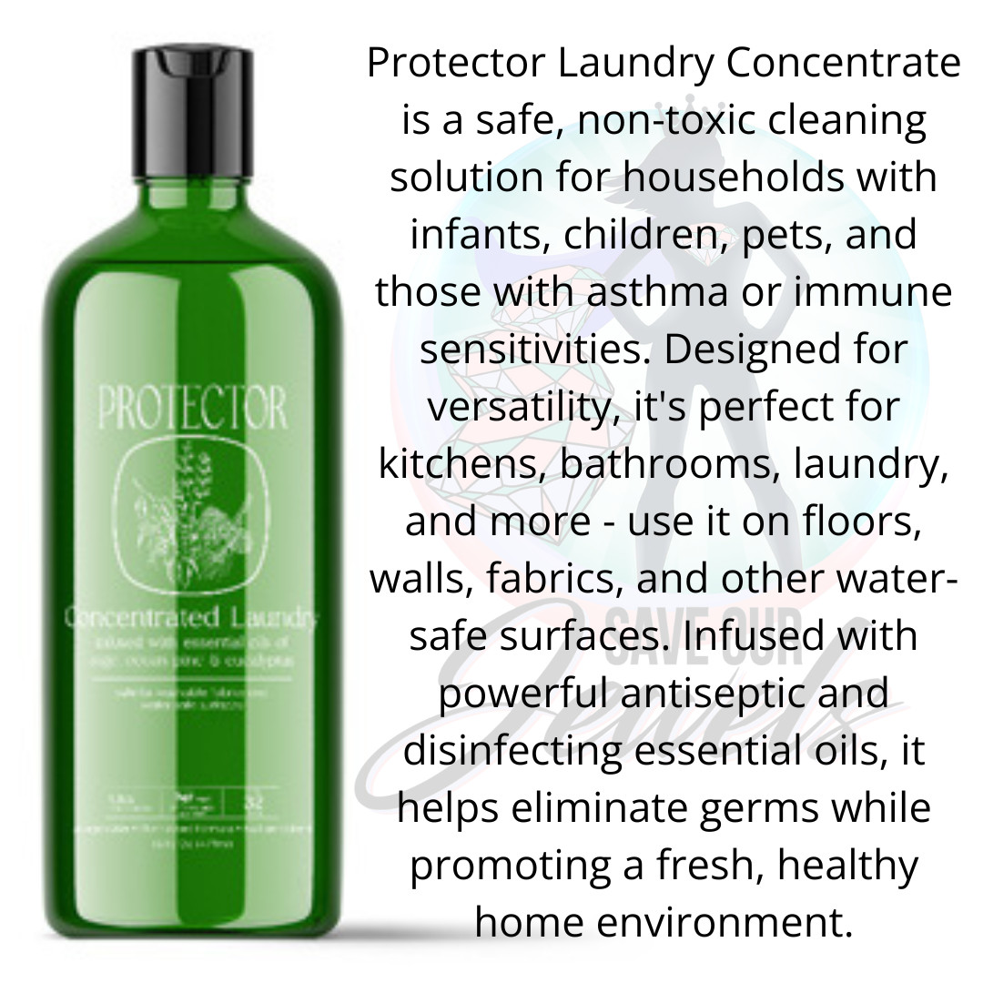 Non-Toxic Laundry Concentrate – Natural & Plant-Based | 32 Loads