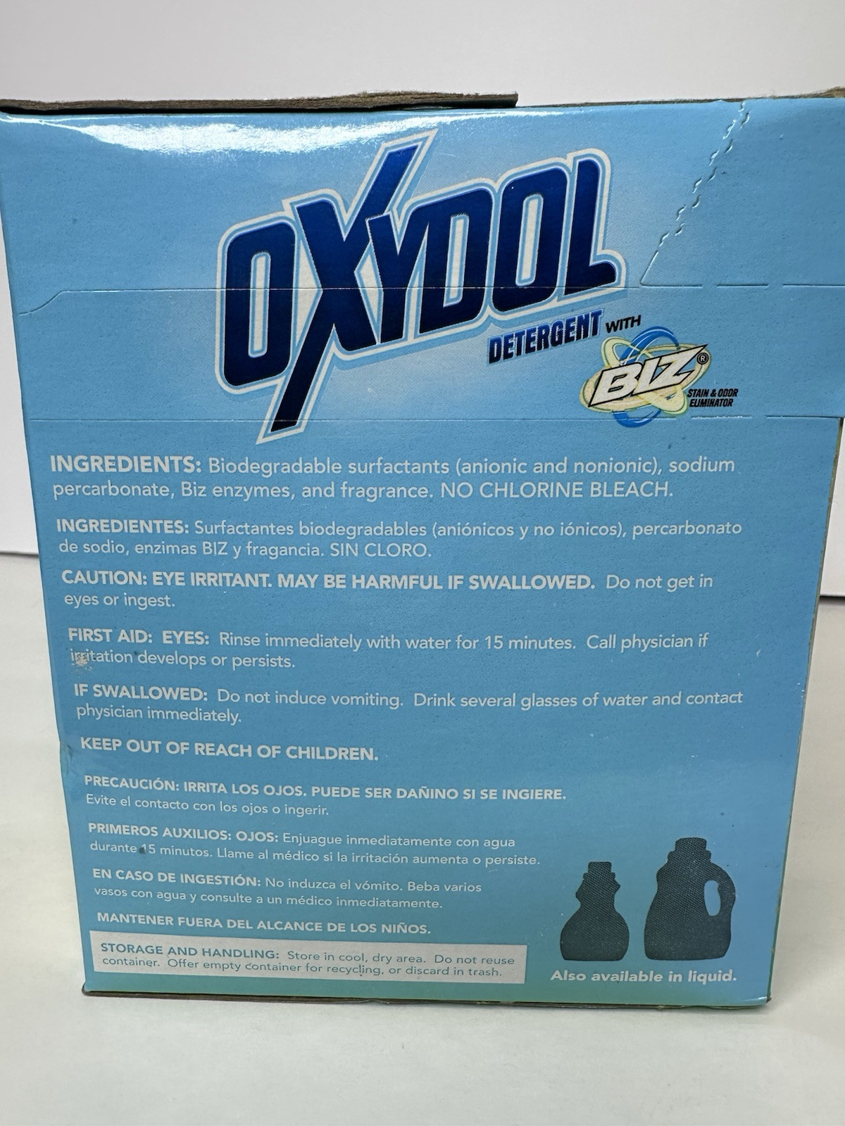 Classic Oxydol With Biz Stain Fighters Laundry Detergent Powder 63 Loads 100 Oz