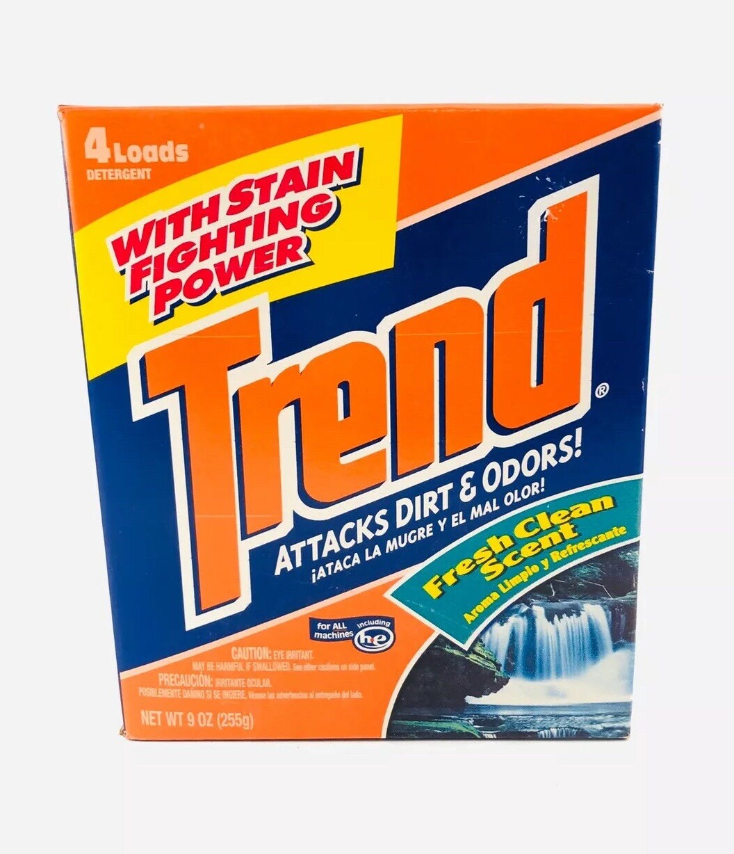 Lot Of 6! Trend Fresh Clean Sent Laundry Detergent 9 Oz. Each