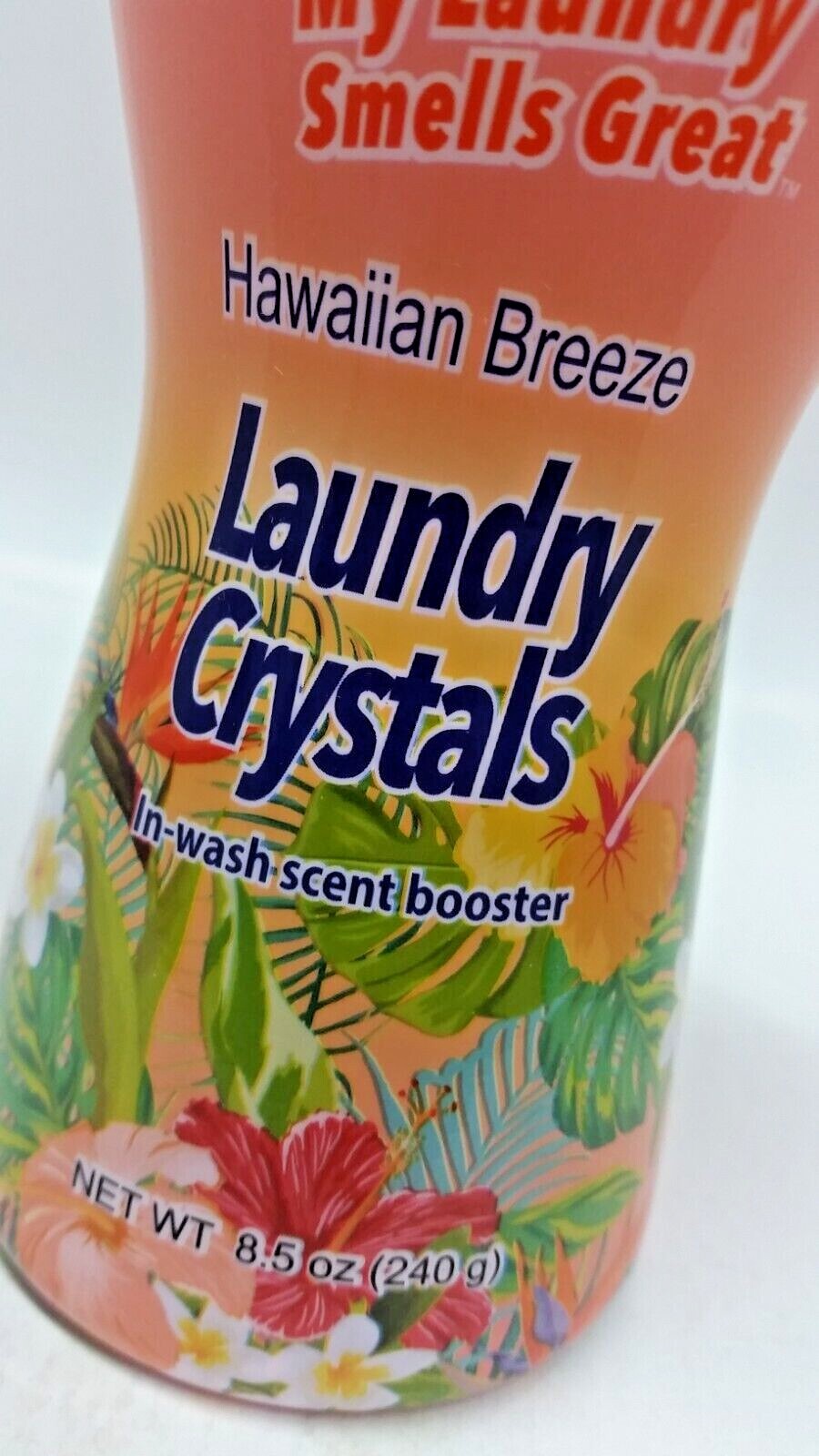 Lot of 4 In Wash Scent Booster Hawaiian Breeze Scent Safe on Colors Total=34 oz