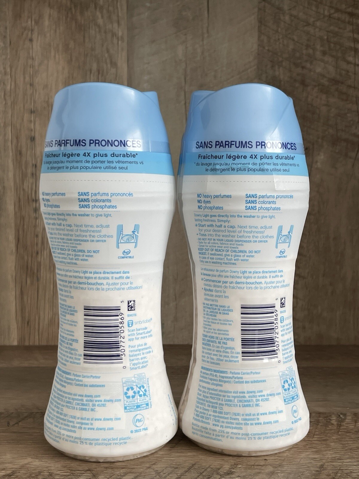 2 Pack Downy Light Ocean Mist In Wash Scent Booster 5.5oz Lasting Freshness
