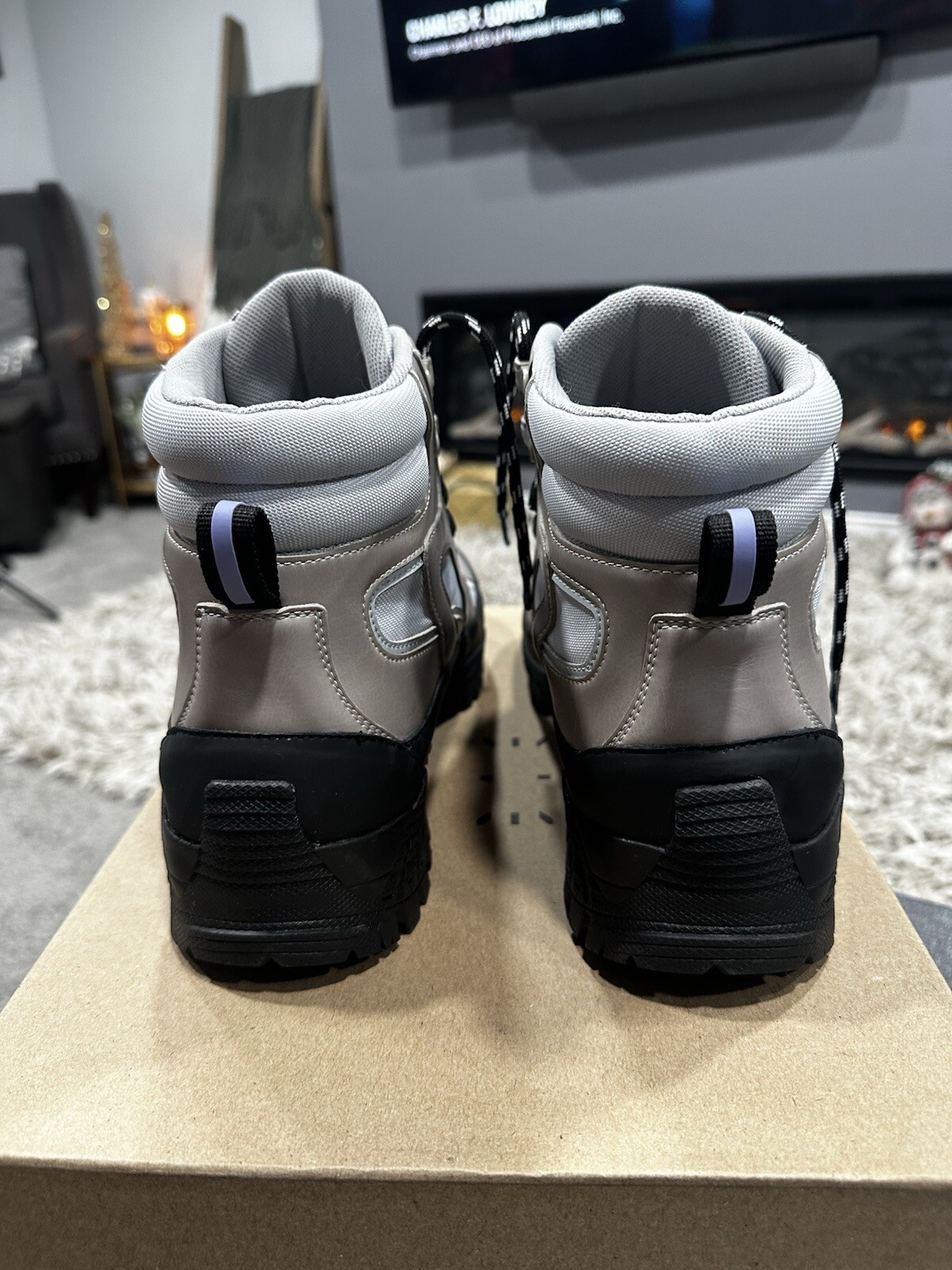 MCQ GR9 Alexander McQueen Grow – Up Boot, US 8.5M 10W, EU 41 Gray, MSRP$545