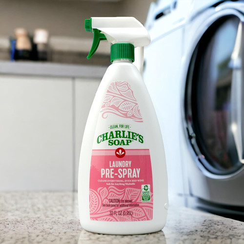 Charlie’s Soap Laundry Pre-Spray Stain Remover (32 fl 32 Fl Oz (Pack of 1)