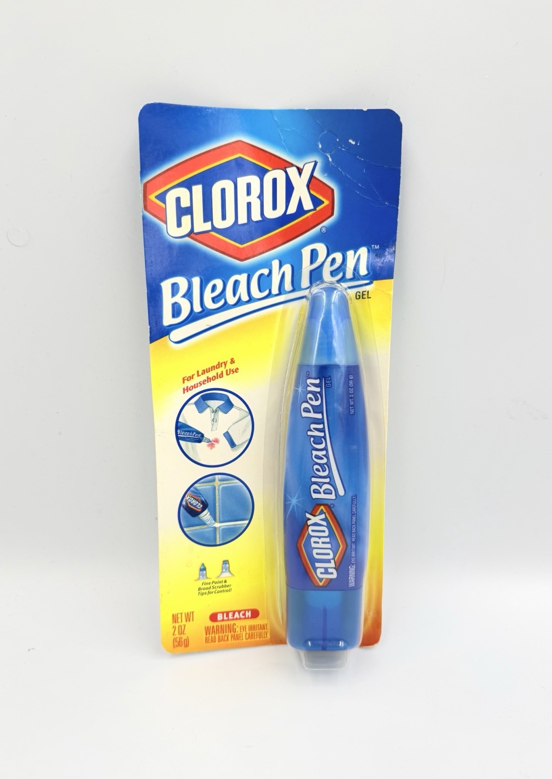 New Original 2002 Clorox Bleach Pen DUAL TIP Zero Splash 2oz NOS Discontinued