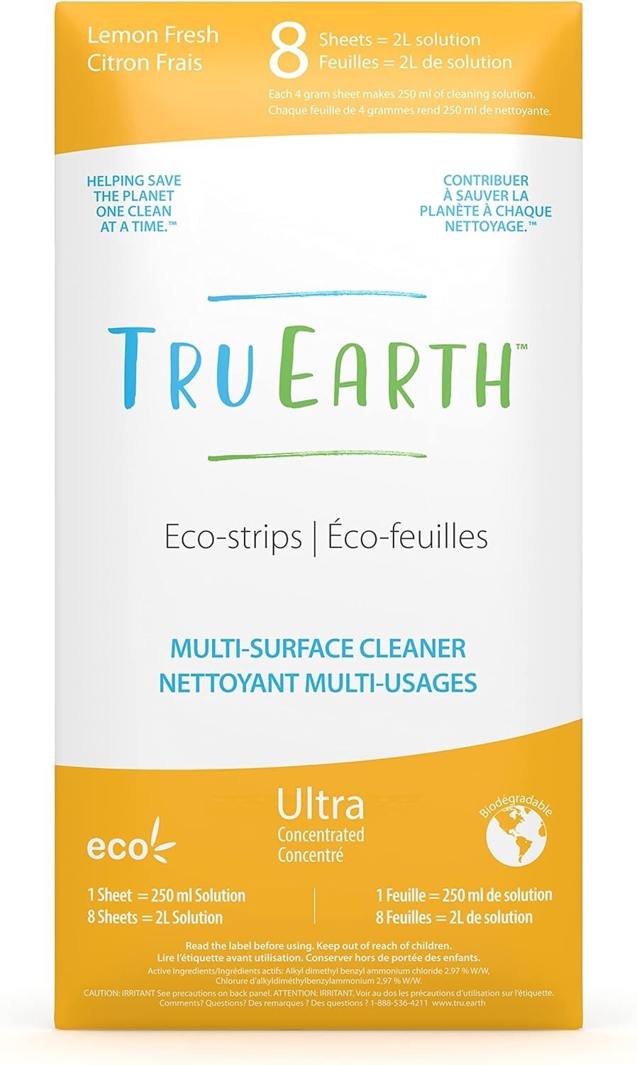 Tru Earth Multi Surface Cleaner Eco-Strips -8 Sheets