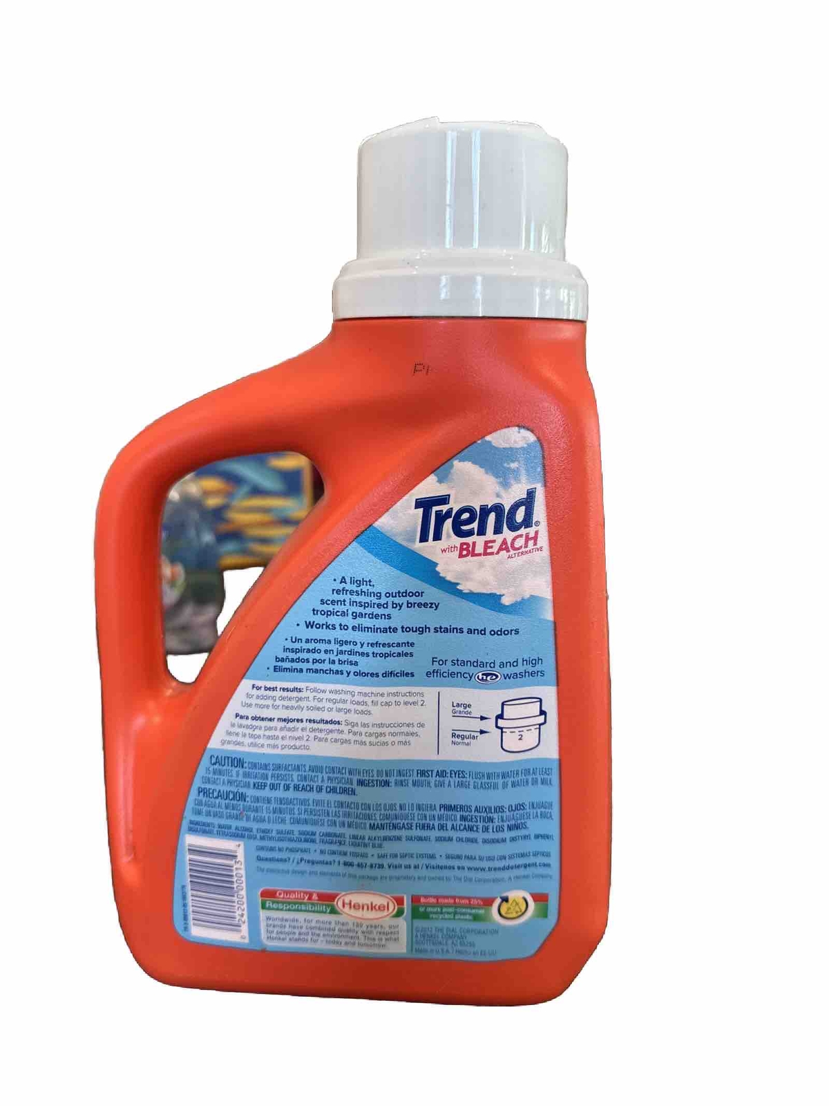trend detergent Liquid With Bleach 33 Loads Ships Out Fast 50oz. Fresh Clean