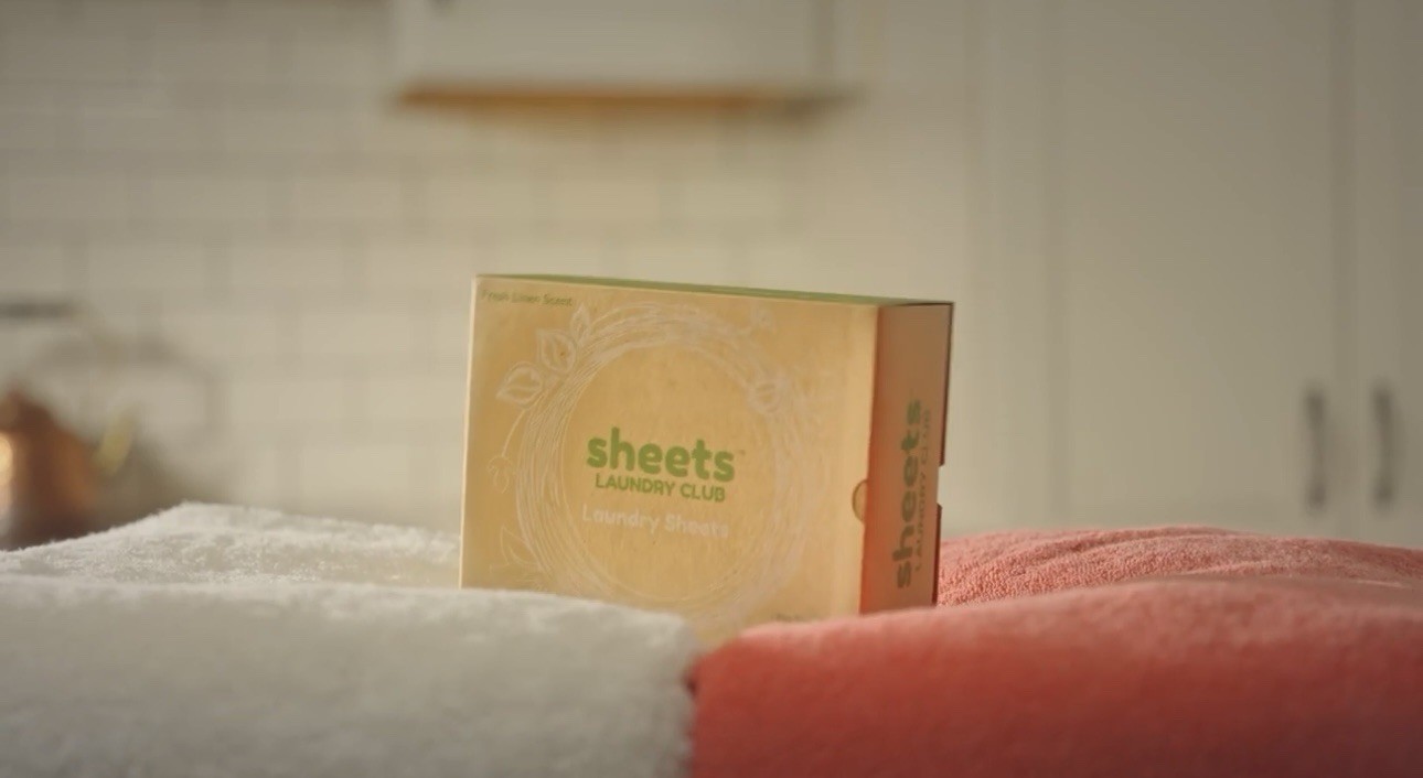 Sheets Laundry Club Detergent Sheets–100 Loads,Fresh Linen, 50 sheets pack of 1