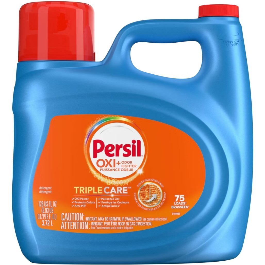 Persil Advanced Clean Oxi+Odor Fighter Liquid Laundry Detergent – 3 PACK