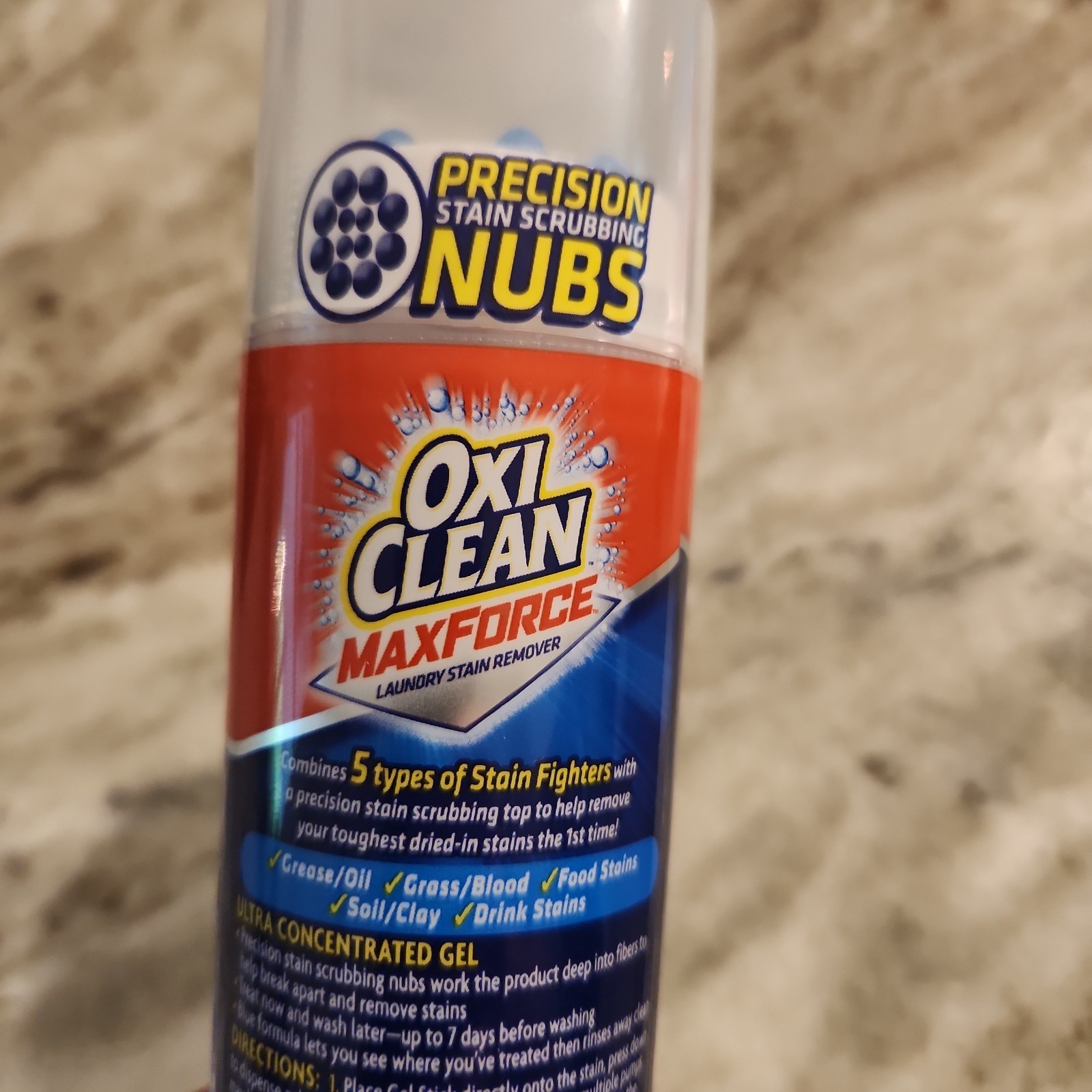 OXI CLEAN MAX FORCE LAUNDRY STAIN REMOVER GEL STICK 6.2 oz