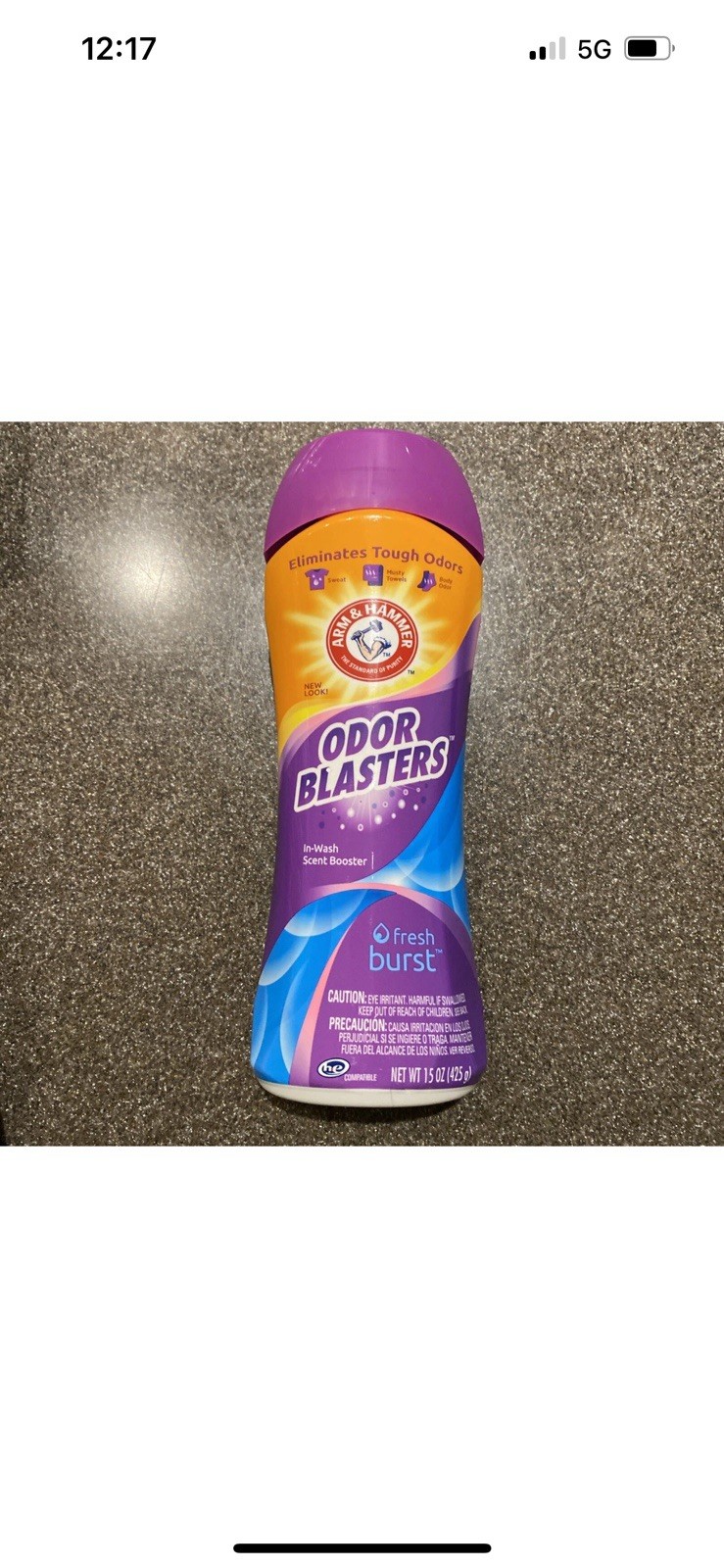 Arm & Hammer Odor Blasters Fresh Burst Scent Booster Purple 15 oz