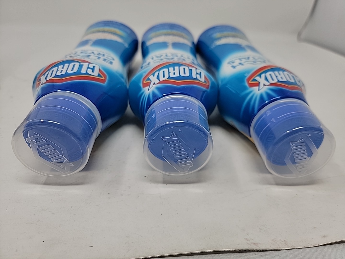 Lot Of 3 Clorox Control Bleach Crystals 24 Oz Fresh Scent Rare Discontinued