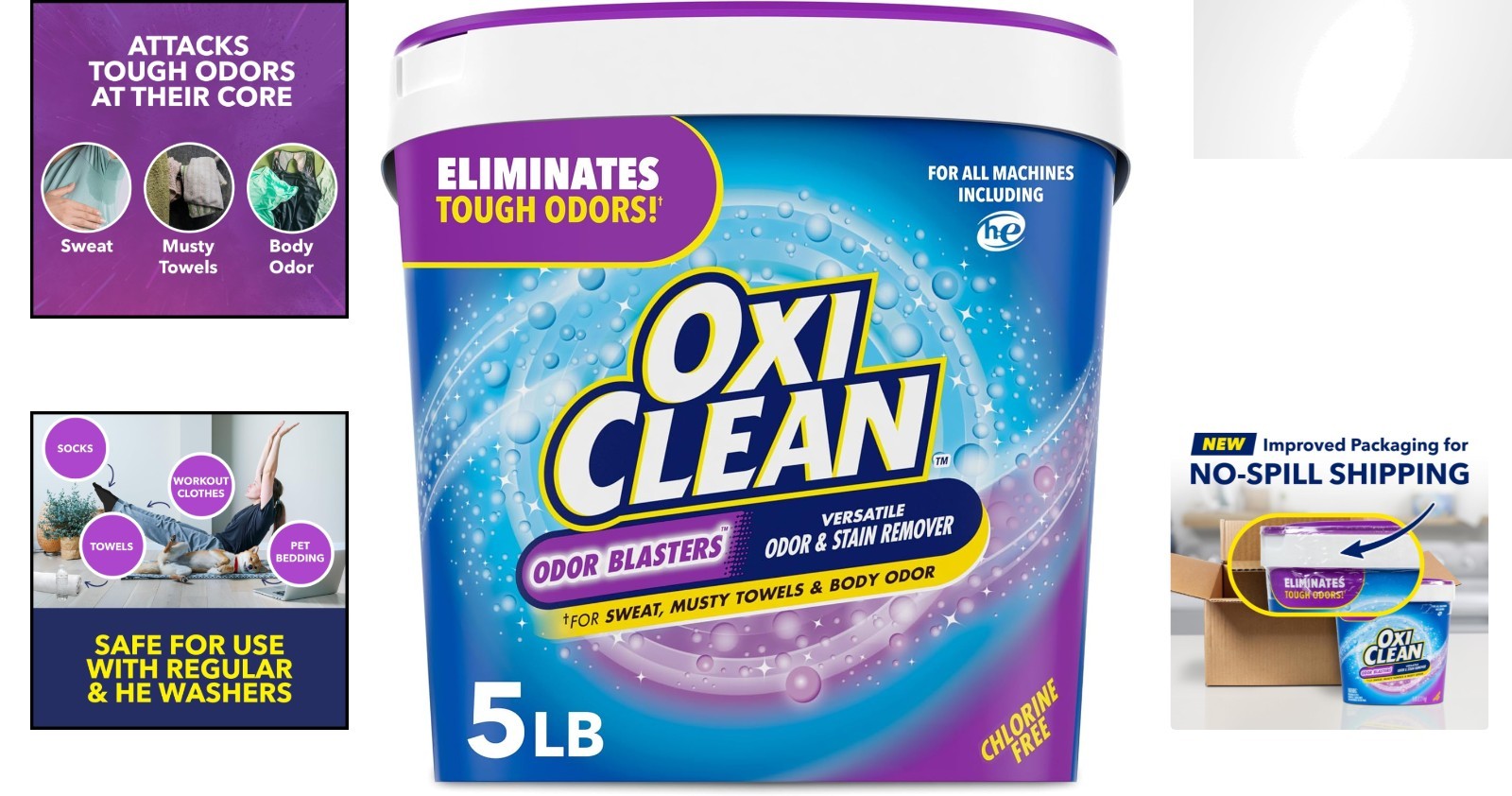5 lb All-Purpose Odor Blasters Powder – Tough on Stains, Gentle on Fabrics