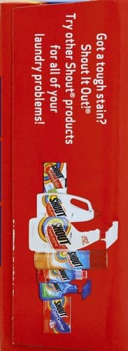 Shout Color Catcher Sheets for Laundry, Allow Mixed 24 Count (Pack of 2), Red