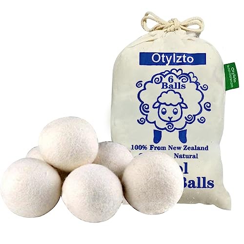 Eco Friendly Wool Dryer Balls 6 Pack