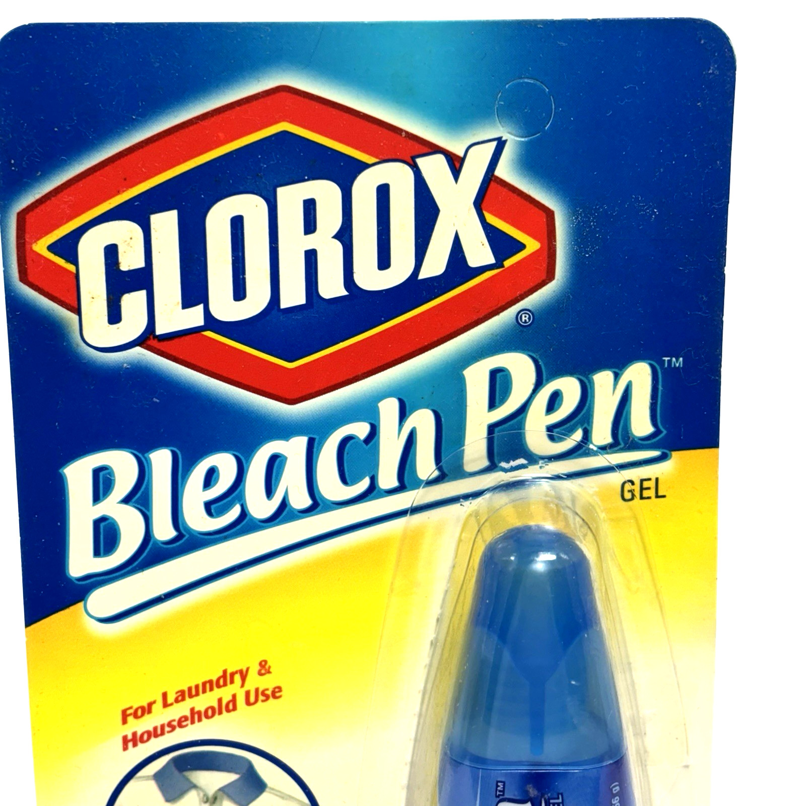 Clorox Bleach Pen Gel 2002 Dual Tip Discontinued New/Sealed Laundry 2.0 fl oz
