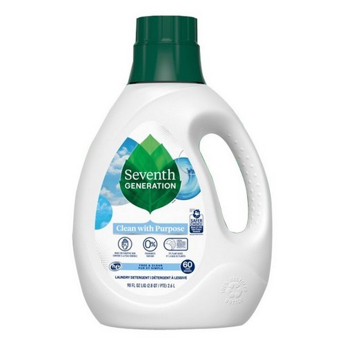 Liquid Laundry Detergent Free And Clear 90 Oz(Case Of 4) By Seventh Generation