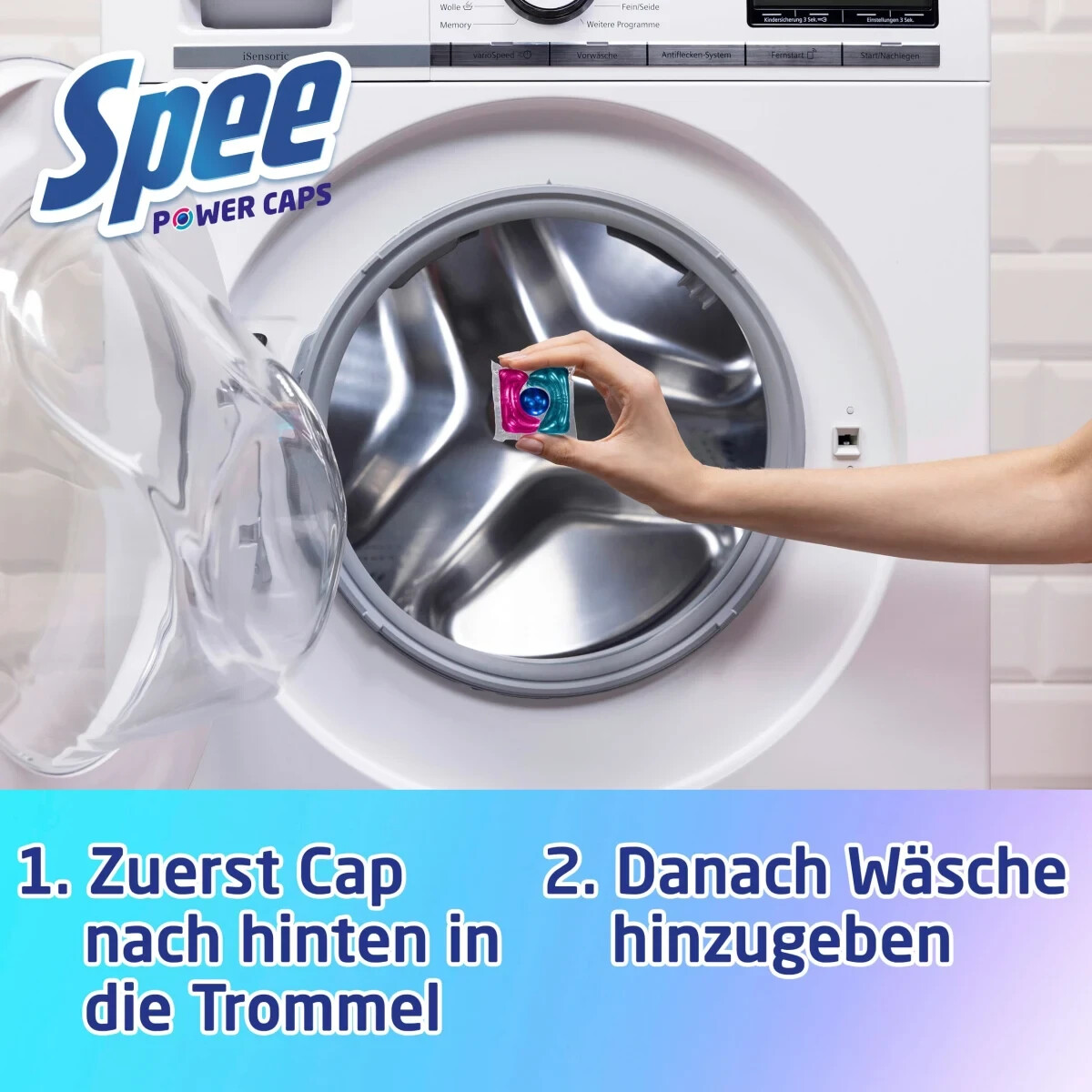 2x Spee 24H Deo Fresh Kick 4In1 Power Caps 18 WL Eliminates Odors 20 – 95°C