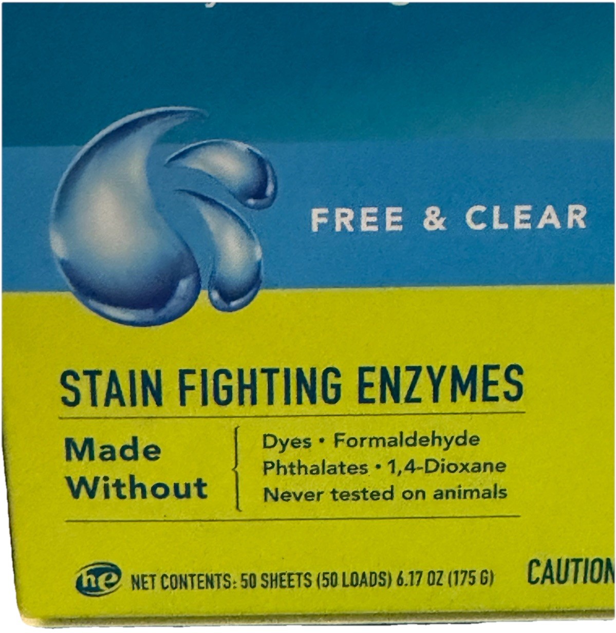 ECOS Vegan Laundry Detergent Sheets – 50 Hypoallergenic Sheets, Liquid Free