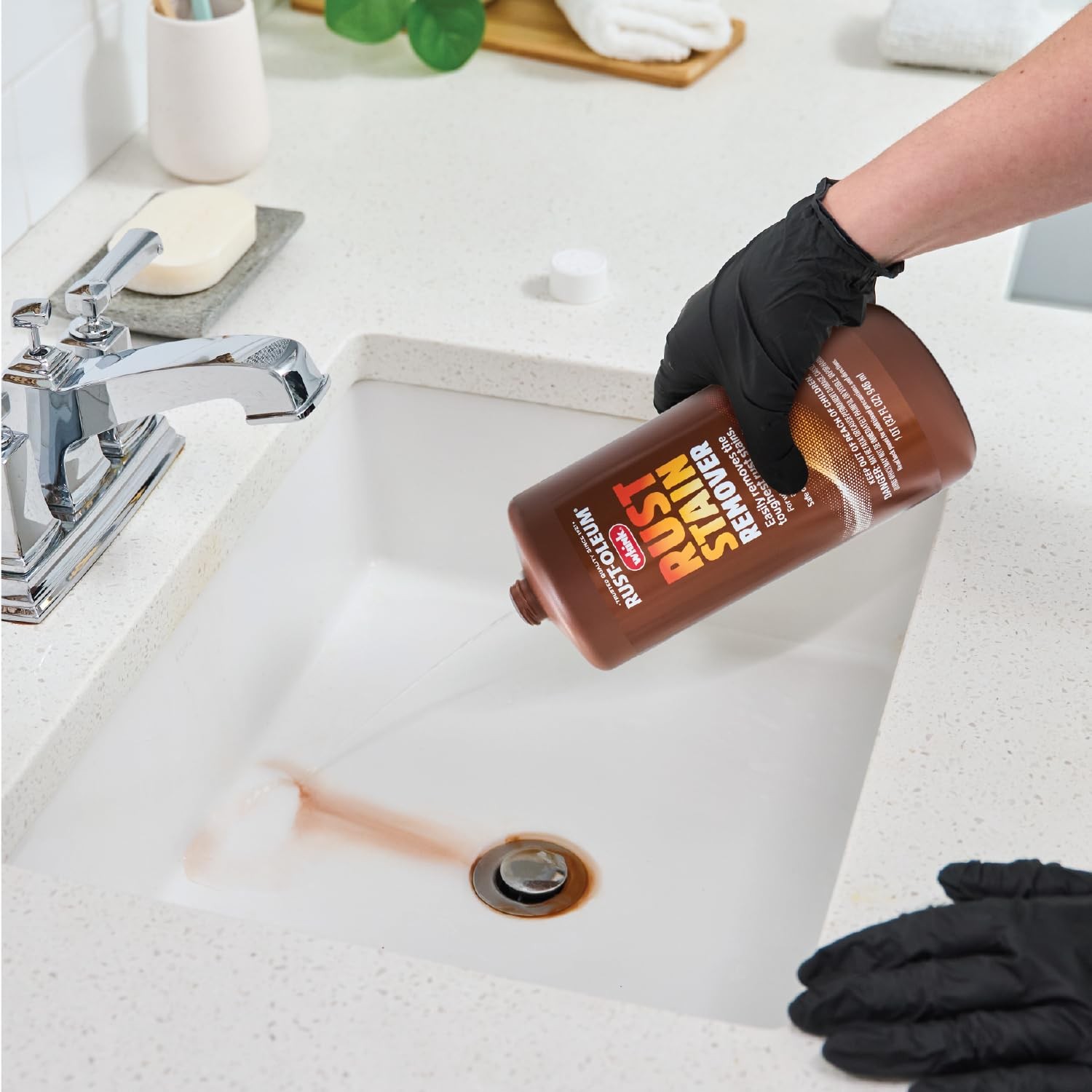 Rust-Oleum Whink Rust Stain Remover | Heavy-Duty 32 Fl Oz (Pack of 1), Brown