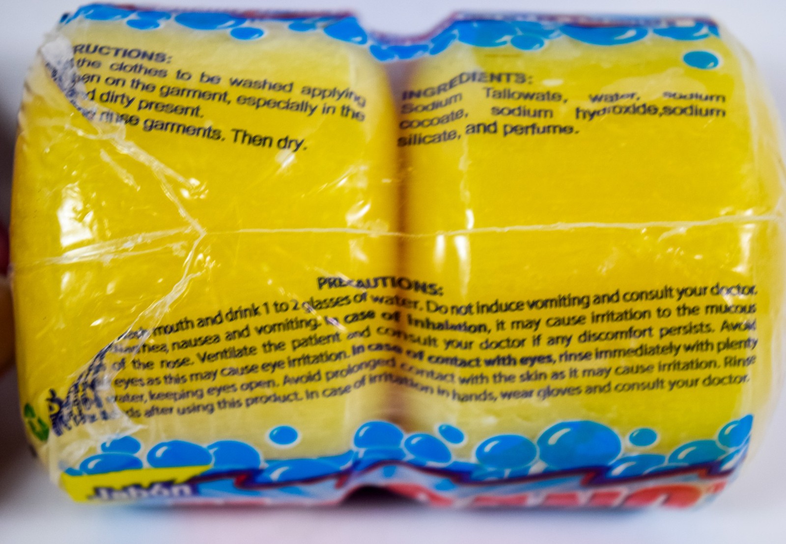 HISPANO Jabon De Lavar Laundry Soap 2 pack of 5.35 oz round bar