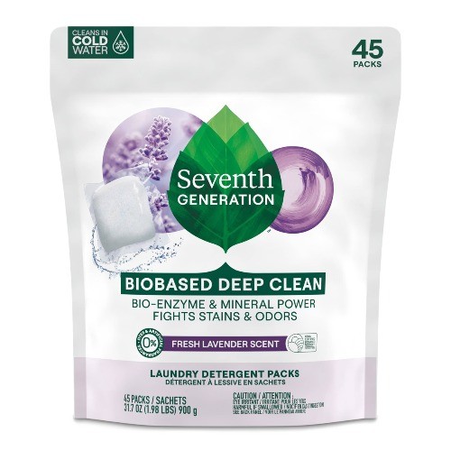 Seventh Generation Laundry Detergent Packs Fresh Lavender