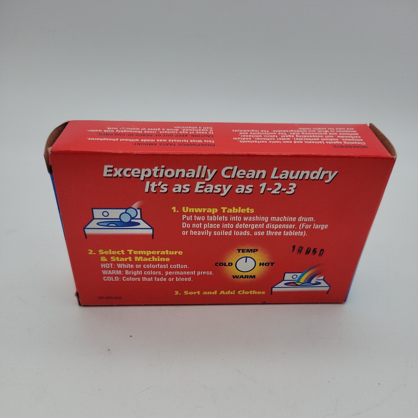Wisk Dual Action Tablets Set of 2 Travel Detergent Sealed New Discontinued NOS