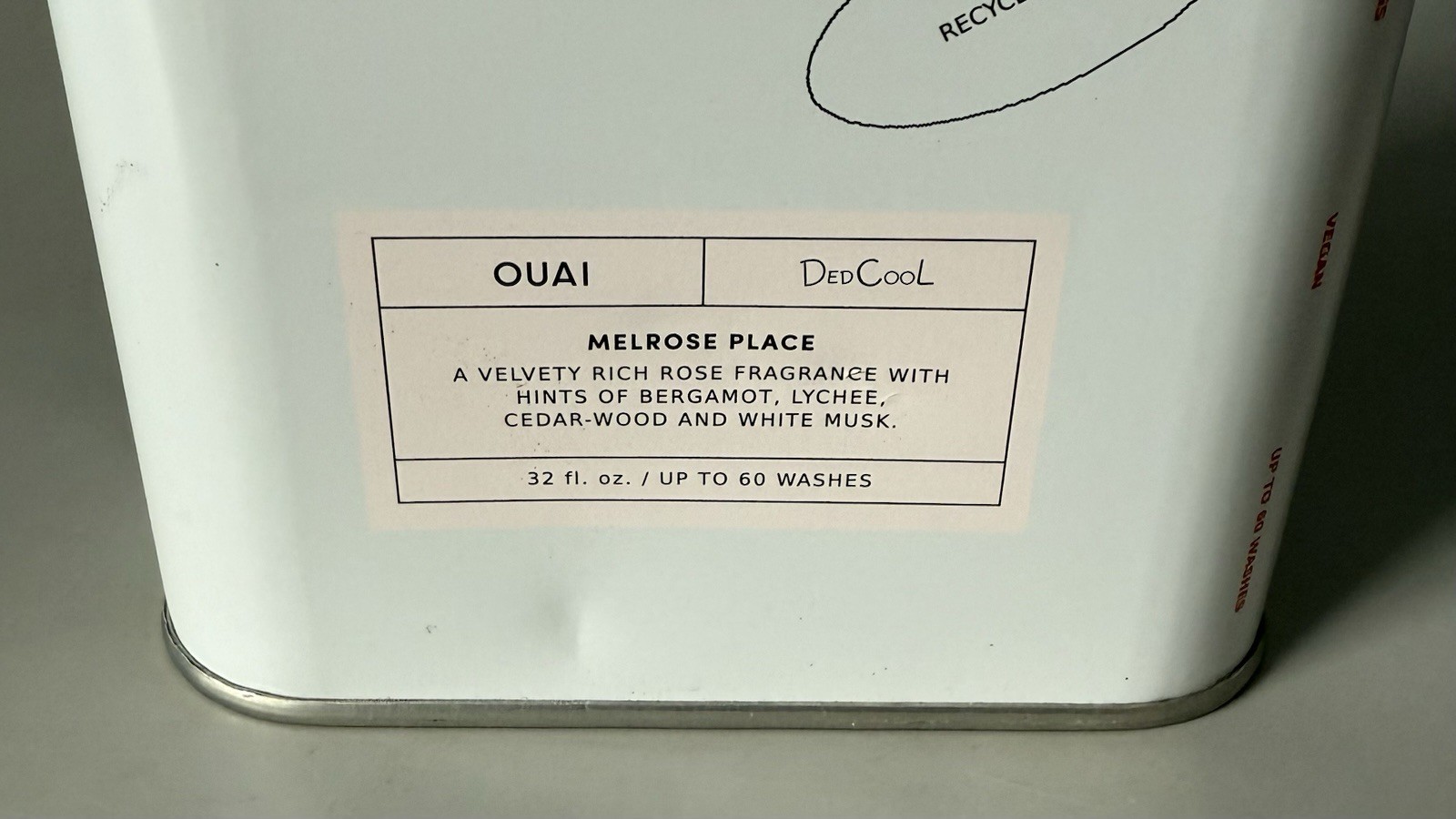 Ouai DedCool Melrose Place 32oz Laundry Detergent — New Factory Sealed