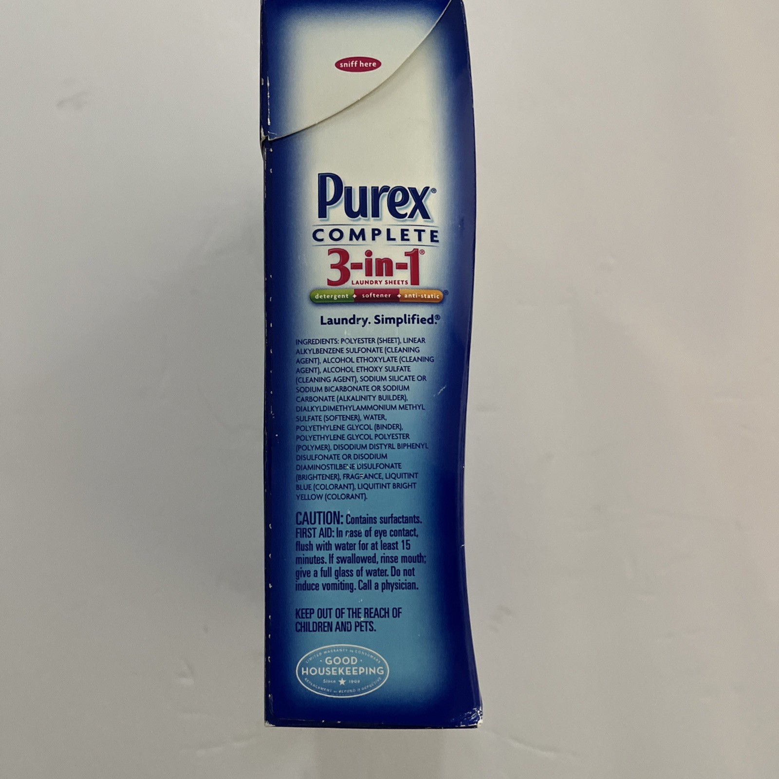 Purex Complete 3-in-1 Laundry Sheets TROPICAL ESCAPE Detergent, 22 Loads Sealed