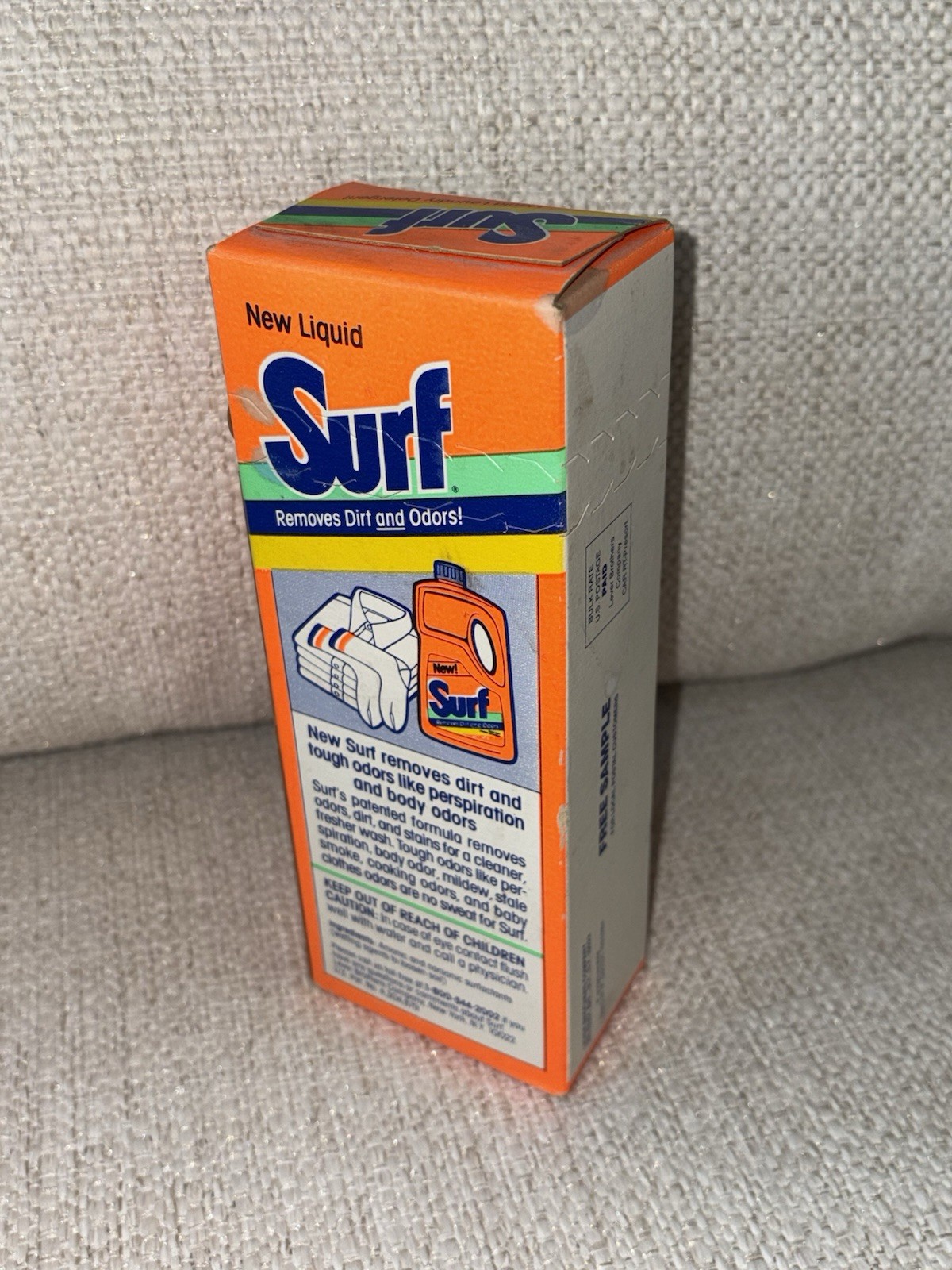 Surf Liquid Laundry Detergent Vintage 8oz Sample – Unopened