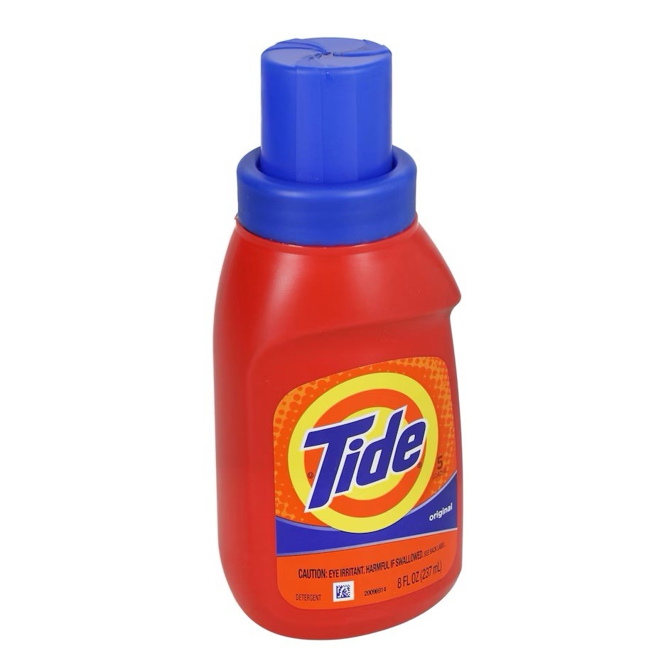 Tide Original Liquid Laundry Detergent 8 fl oz (237 ml) Bottle Manual Use