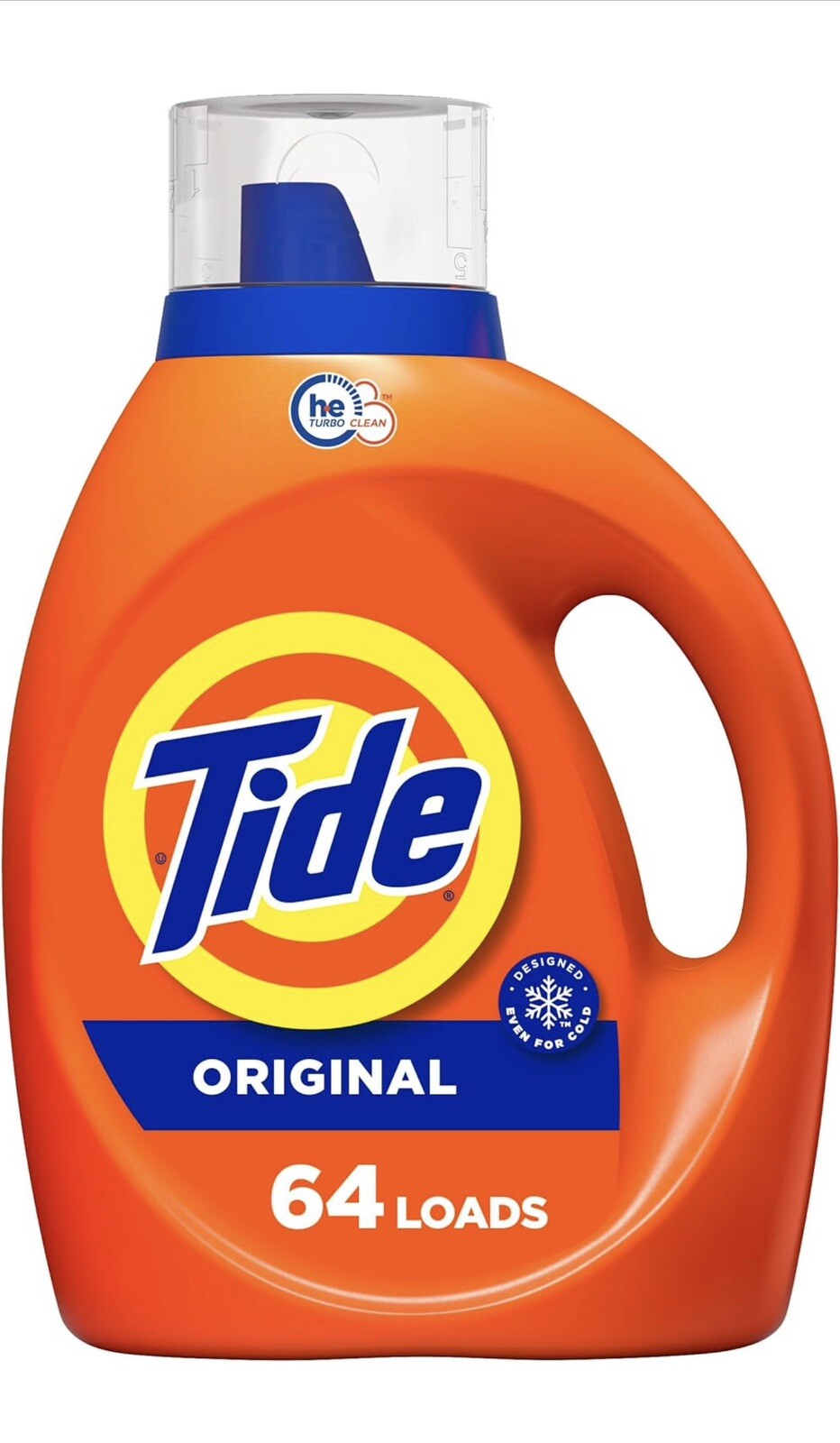 Tide Original Scent, 64 Loads, 84oz