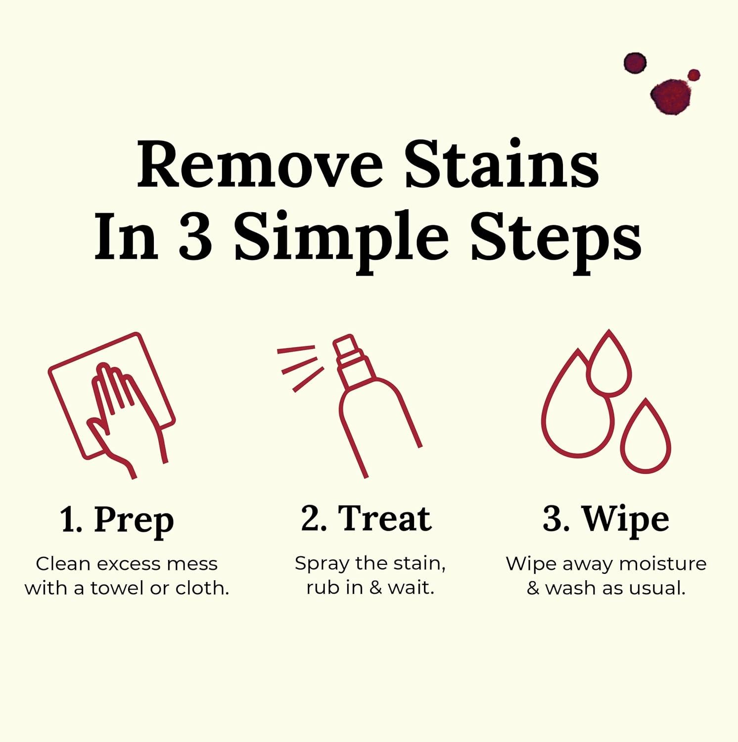 Wine Stain Remover Spray – Clothes & Laundry Stain Remover – Wine Carpet Clea…