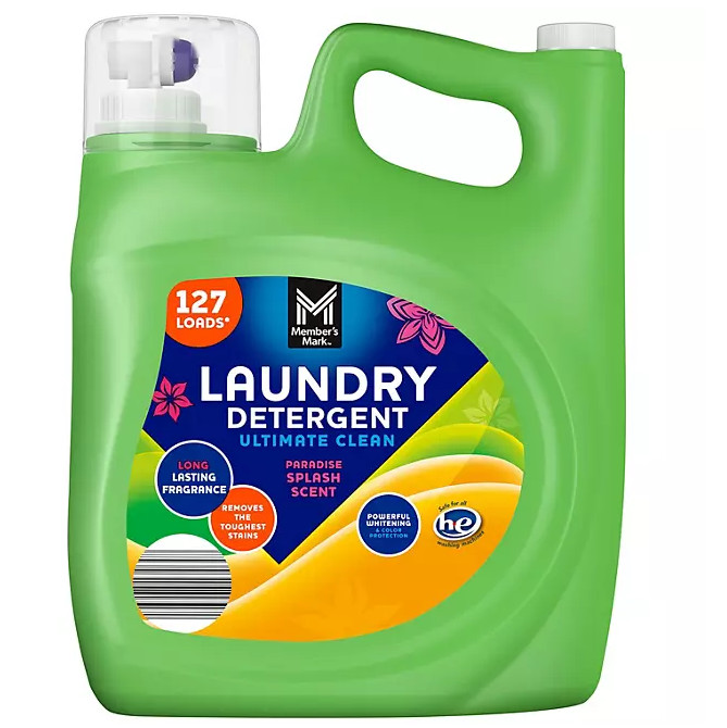 Member’s Mark Liquid Laundry Detergent, Paradise Splash, 127 loads, 196 fl. oz.